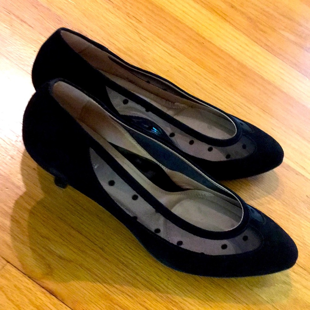 Beautifeel black polka dot pumps